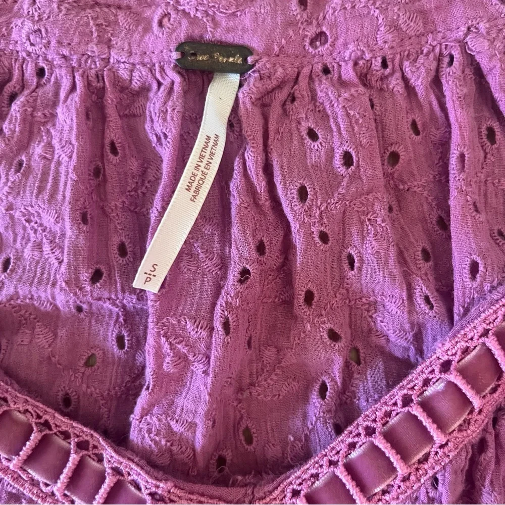 Free People Darcy Eyelet Blouse